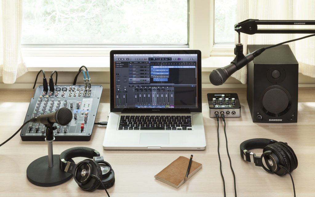 estudio de grabación en casa